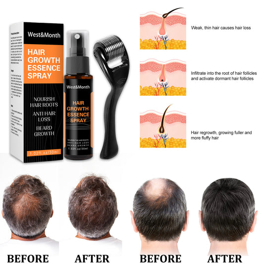 Spray Pousse Cheveux Anti-Chute (Résultats Rapides)