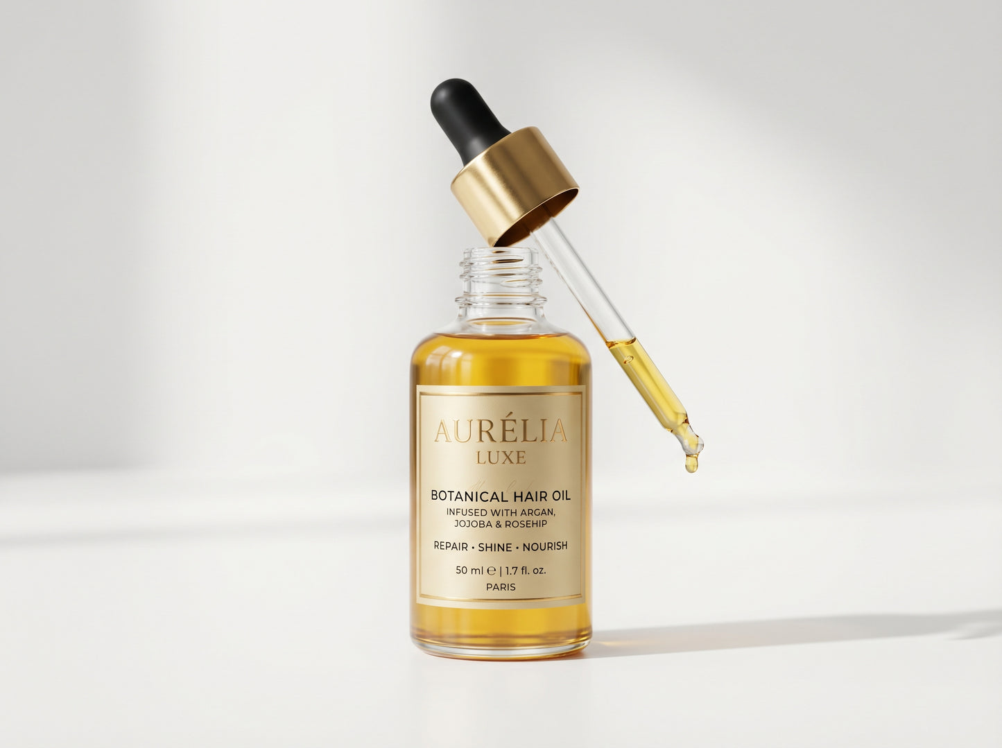 Sérum capillaire anti-frisottis – brillance miroir & protection chaleur